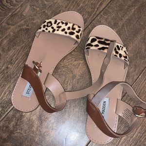 steve madden cheetah sandals